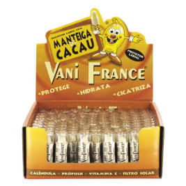 Manteiga de Cacau Vani France - Display com 100 Unidades Bastão